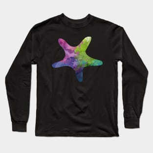 Color star watercolor. Long Sleeve T-Shirt